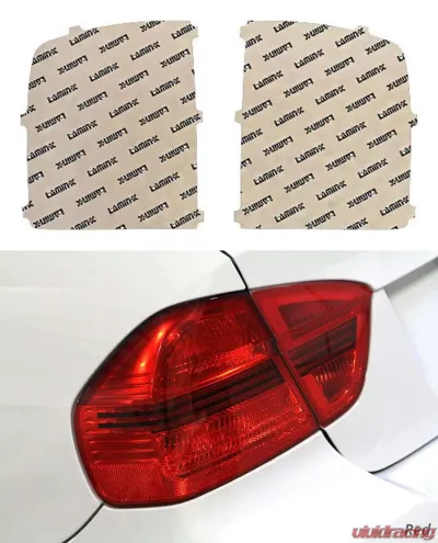 Lamin-X GMC Sierra 2014-2015 Red Tail Light Covers - G214R