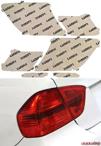 Lamin-X Honda Civic Sedan 2013-2015 Red Tail Light Covers - H248R