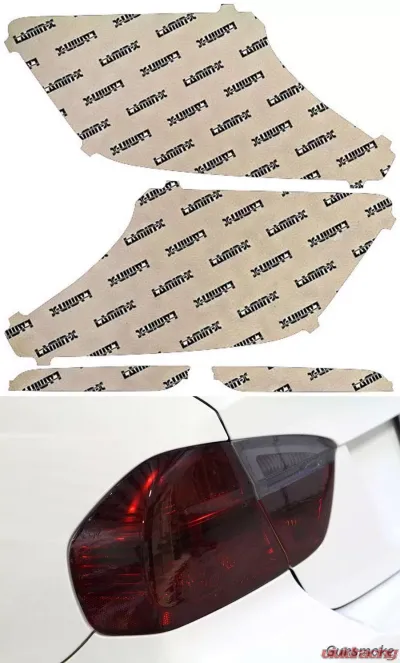 Lamin-X Honda Civic Coupe 2014-2015 Gunsmoke Tail Light Covers - H249G