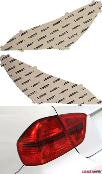 Lamin-X Hyundai Genesis Coupe 2013-2016 Red Tail Light Covers - HY220R