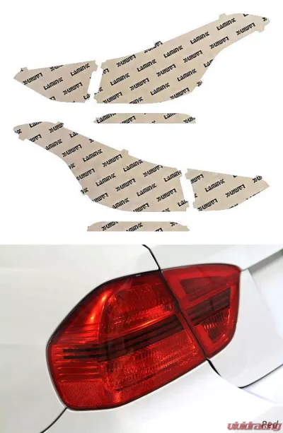 Lamin-X Hyundai Genesis Sedan 2015-2019 Red Tail Light Covers - HY228R