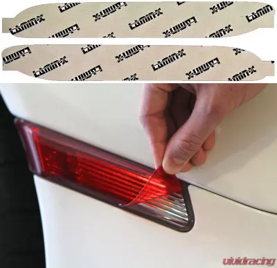 Lamin-X Mini Paceman 2014-2017 Red Rear Marker Covers - MN1114R