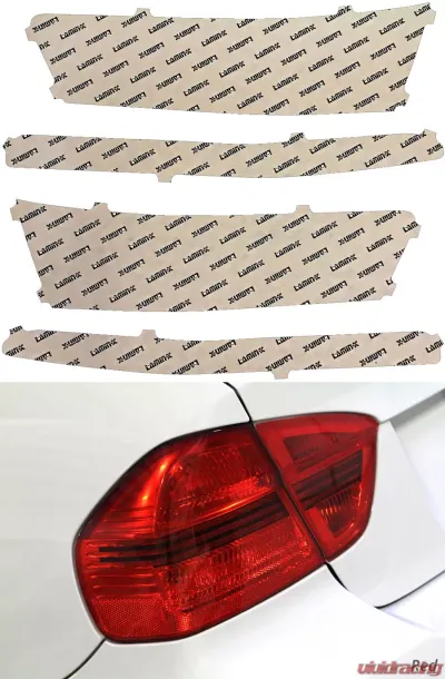 Lamin-X Audi Q7 2017-2019 Red Tail Light Covers - A247R