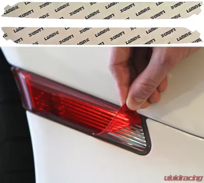 Lamin-X Audi Q5 2018-2021 Red Rear Marker Covers - A252R