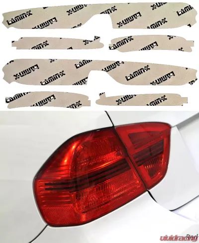 Lamin-X Chevrolet Camaro LT|SS 2016-2020 Red Reverse & Rear Marker Covers - CH251R