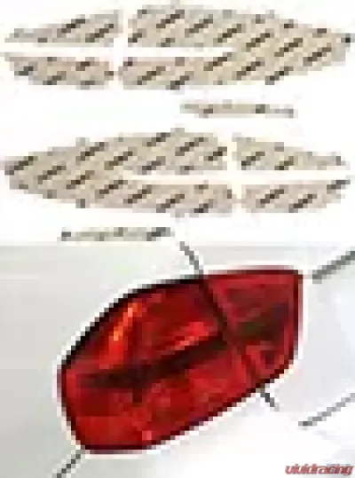 Lamin-X Ford Fusion 2017-2019 Red Tail Light Covers - F257R