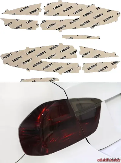 Lamin-X Ford Fusion 2017-2019 Smoked Tail Light Covers - F257S