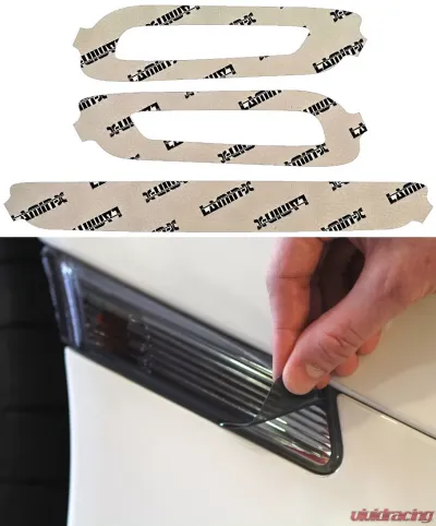 Lamin-X Fiat 124 Spider 2017-2019 Gunsmoke Reverse Light Covers - FT2604G