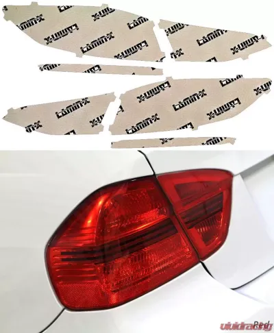 Lamin-X Hyundai Elantra Sedan 2017-2019 Red Tail Light Covers - HY232R
