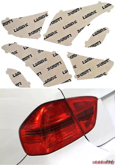 Lamin-X Hyundai Elantra GT 2016-2018 Red Tail Light Covers - HY234R
