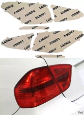 Lamin-X Kia Forte Sedan 2017-2019 Red Tail Light Covers                                     - K236R - Image 5