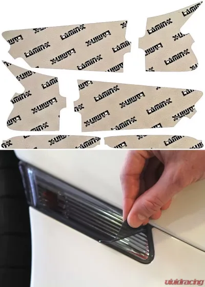 Lamin-X Lexus RC Coupe 2015-2018 Gunsmoke Reverse & Rear Marker Covers - L228G