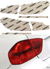 Lamin-X Lincoln MKX 2016-2018 Red Tail Light Covers                                     - LN215R - Image 5