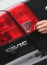 Lamin-X Lincoln Continental 2017-2019 Red Tail Light Covers                                     - LN216R - Image 3