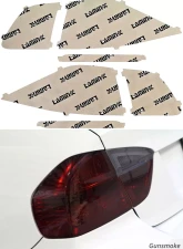Lamin-X Mercedes GLE-Class 2016-2019 Gunsmoke Tail Light Covers                                     - MB253G - Image 5