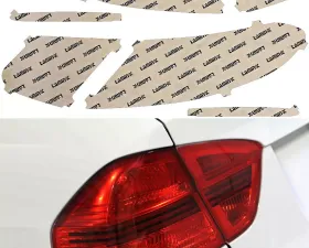 Lamin-X Mercedes C-Class Coupe 2017-2020 Red Tail Light Covers