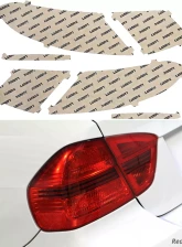 Lamin-X Mercedes C-Class Coupe 2017-2020 Red Tail Light Covers                                     - MB256R - Image 4