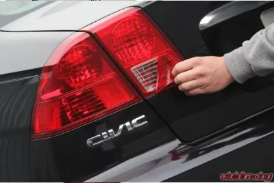 Lamin-X Mercedes SLC-Class 2017-2020 Red Tail Light Covers - MB257R