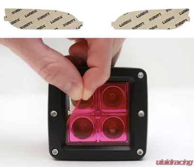 Lamin-X Mercedes CLK-Class 2007-2010 Pink Side Mirror Turn Signal Covers - MB722P