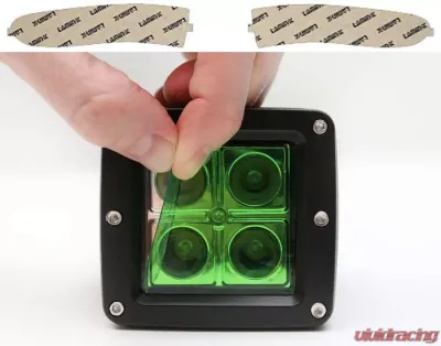 Lamin-X Mercedes M-Class 2006-2008 Green Side Mirror Turn Signal Covers - MB724GR