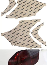 Lamin-X Nissan Versa Note 2017-2019 Gunsmoke Tail Light Covers                                     - N250G - Image 5