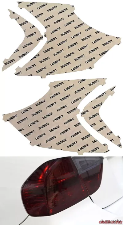Lamin-X Nissan Versa Note 2017-2019 Gunsmoke Tail Light Covers - N250G