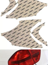 Lamin-X Nissan Versa Note 2017-2019 Red Tail Light Covers                                     - N250R - Image 5