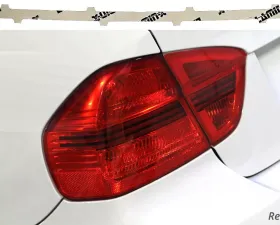 Lamin-X Porsche 991.2 Carrera 4|4s|Targa 2017-2019 Red Center Tail Light Cover