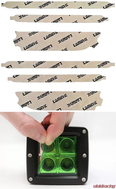 Lamin-X Porsche Macan Turbo 2016-2018 Green DRL|Turn Signal Covers - P132GR