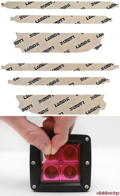 Lamin-X Porsche Macan Turbo 2016-2018 Pink DRL|Turn Signal Covers - P132P