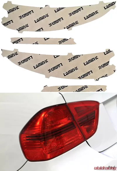 Lamin-X Porsche 991.2 Carrera 2017-2019 Red Tail Light Covers - P229R