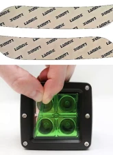 Lamin-X Porsche 997 GT3|GT3 RS 2007-2008 DRL & Green Turn Signal Covers                                     - P606GR - Image 5