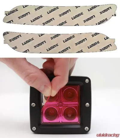 Lamin-X Porsche 997 GT3|GT3 RS 2007-2008 DRL & Pink Turn Signal Covers - P606P