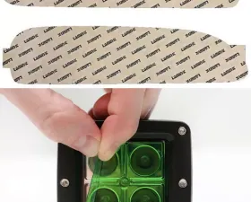 Lamin-X Porsche 997.2 Carrera 2009-2012 DRL/Green Turn Signal Covers