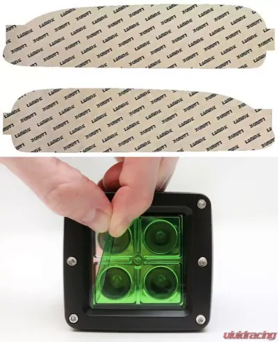 Lamin-X Porsche 997.2 Carrera 2009-2012 DRL/Green Turn Signal Covers - P611GR