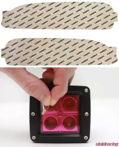 Lamin-X Porsche 997.2 Carrera 2009-2012 DRL/Pink Turn Signal Covers - P611P