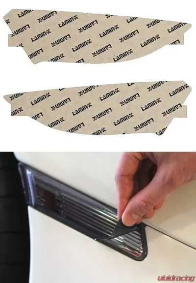 Lamin-X Porsche 981 Cayman 2014-2016 Gunsmoke Side Marker Covers - P620G