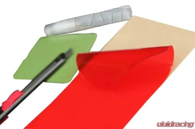 Lamin-X One 12" x 40" Red Universal Film Cover - 1-1240R