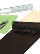 Lamin-X One 18" x 32" Charcoal Universal Film Cover                                     - 1-1832C - Image 5