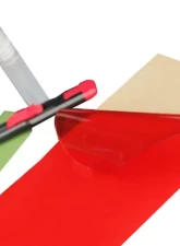 Lamin-X One 9" x 32" Red Universal Film Covers                                     - 1-932R - Image 5