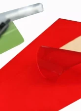 Lamin-X Two 12" x 24" Red Universal Film Covers                                     - 2-1224R - Image 5