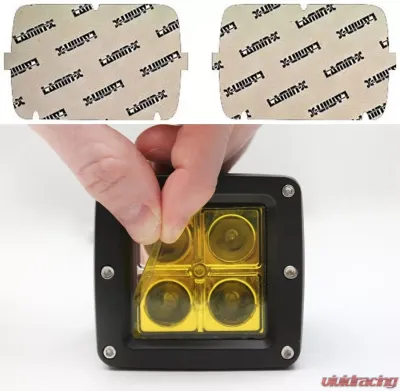 Lamin-X 3x5" Yellow Sealed Beam US Light Covers - SB-35Y