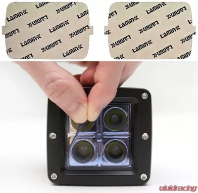 Lamin-X 4x6" Blue Sealed Beam EURO Light Covers - SB-46EB