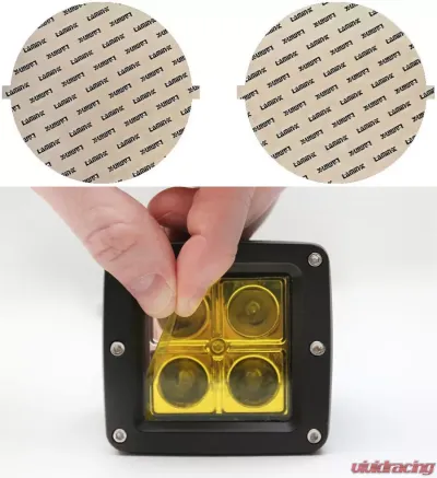 Lamin-X 5.25" Yellow Round Light Covers - SB-5.25Y