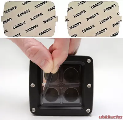 Lamin-X 5x7 Gunsmoke Sealed Beam EURO Light Covers - SB-57EG