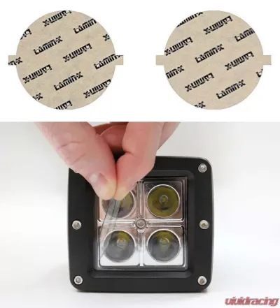 Lamin-X 5" Clear Round Light Covers - SB-5CL
