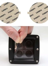 Lamin-X 5" Gunsmoke Round Light Covers                                     - SB-5G - Image 5