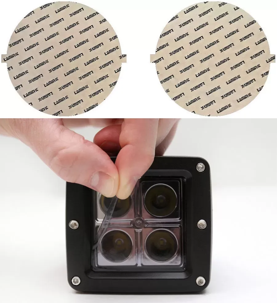 Lamin-X 8" Tint Round Light Covers - SB-8T