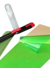 Lamin-X One 6" x 12" Green Universal Film Covers                                     - 1-612GR - Image 5