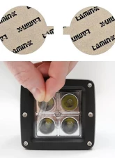 Lamin-X 2.25" Clear Round Light Covers                                     - SB-2.25CL - Image 2